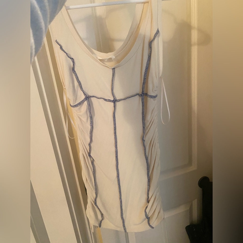 American threads, small dress with ties on the sides